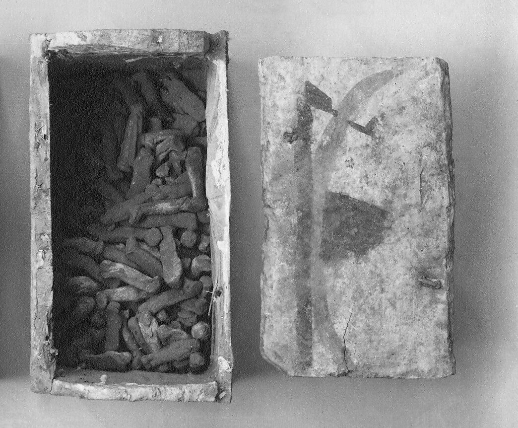 Shabti Box of Ankhshepenwepet, Wood, paint