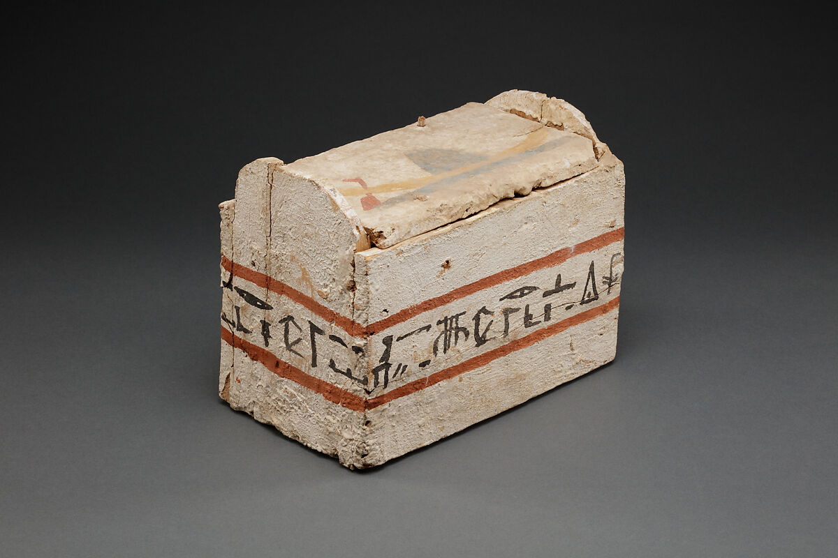 Shabti Box of Ankhshepenwepet, Wood, paint