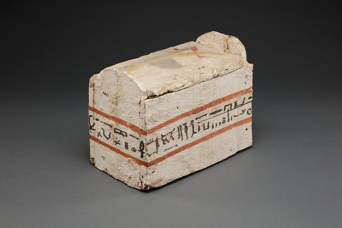 Shabti Box of Ankhshepenwepet, Wood, paint