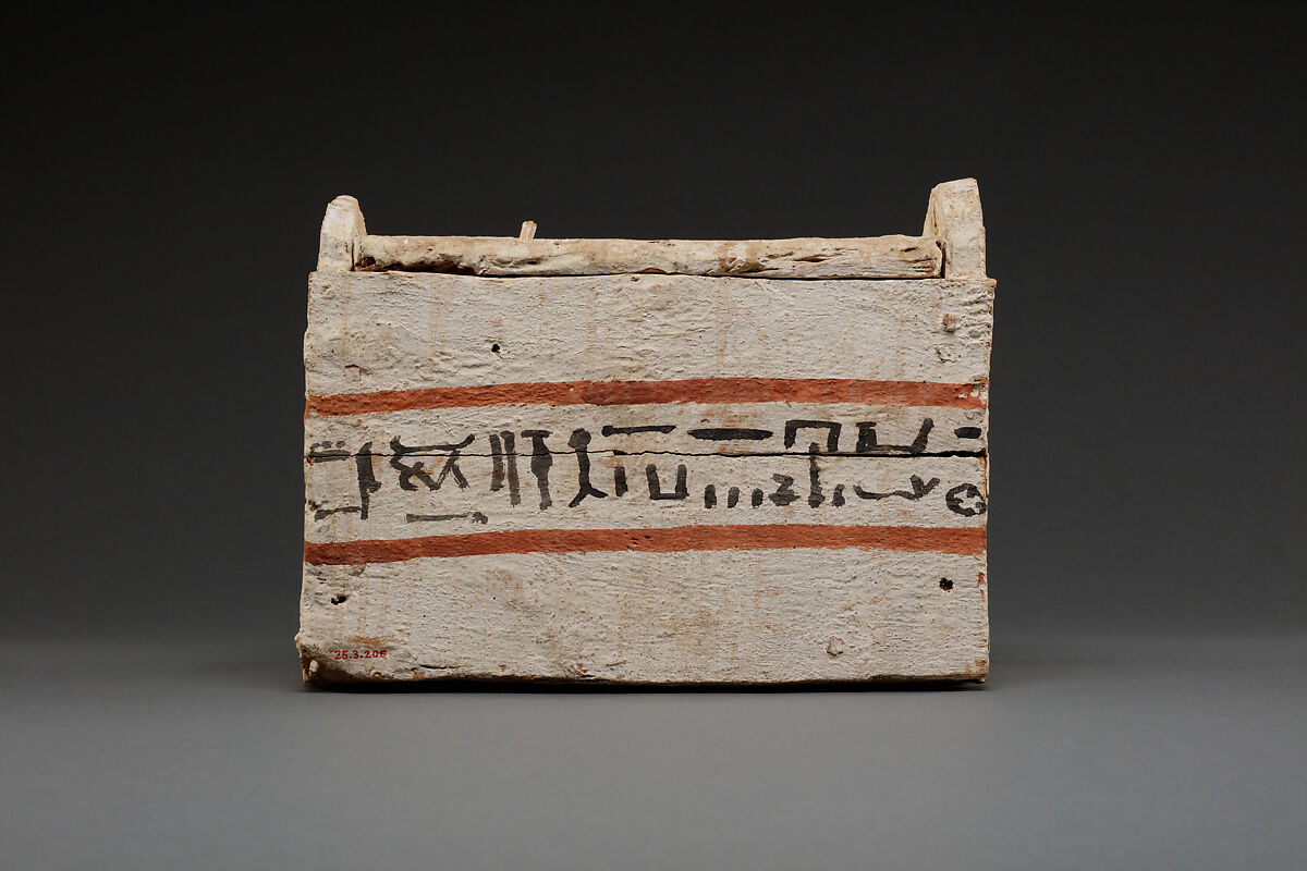 Shabti Box of Ankhshepenwepet, Wood, paint