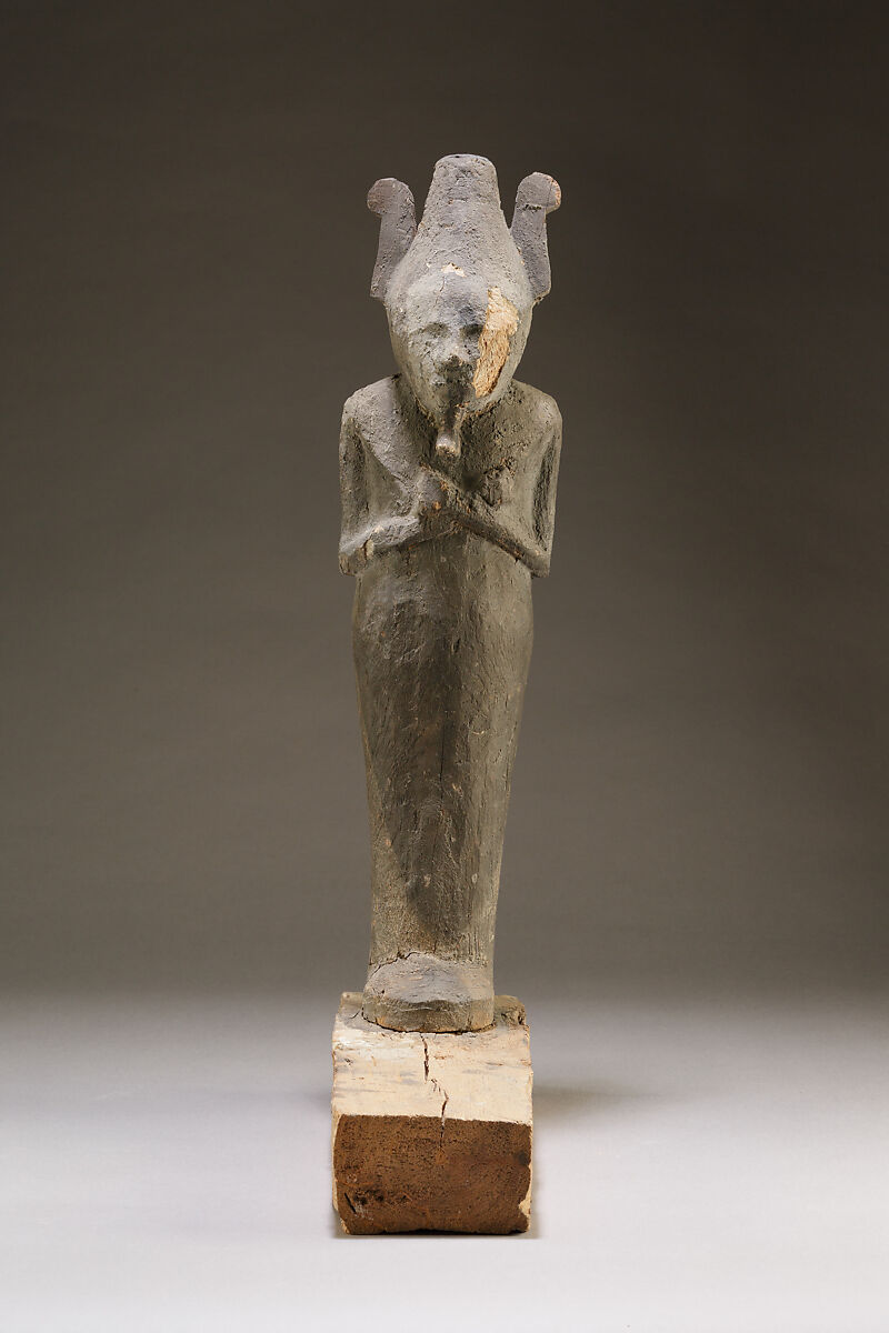 Osiris figure, Sycomore wood 