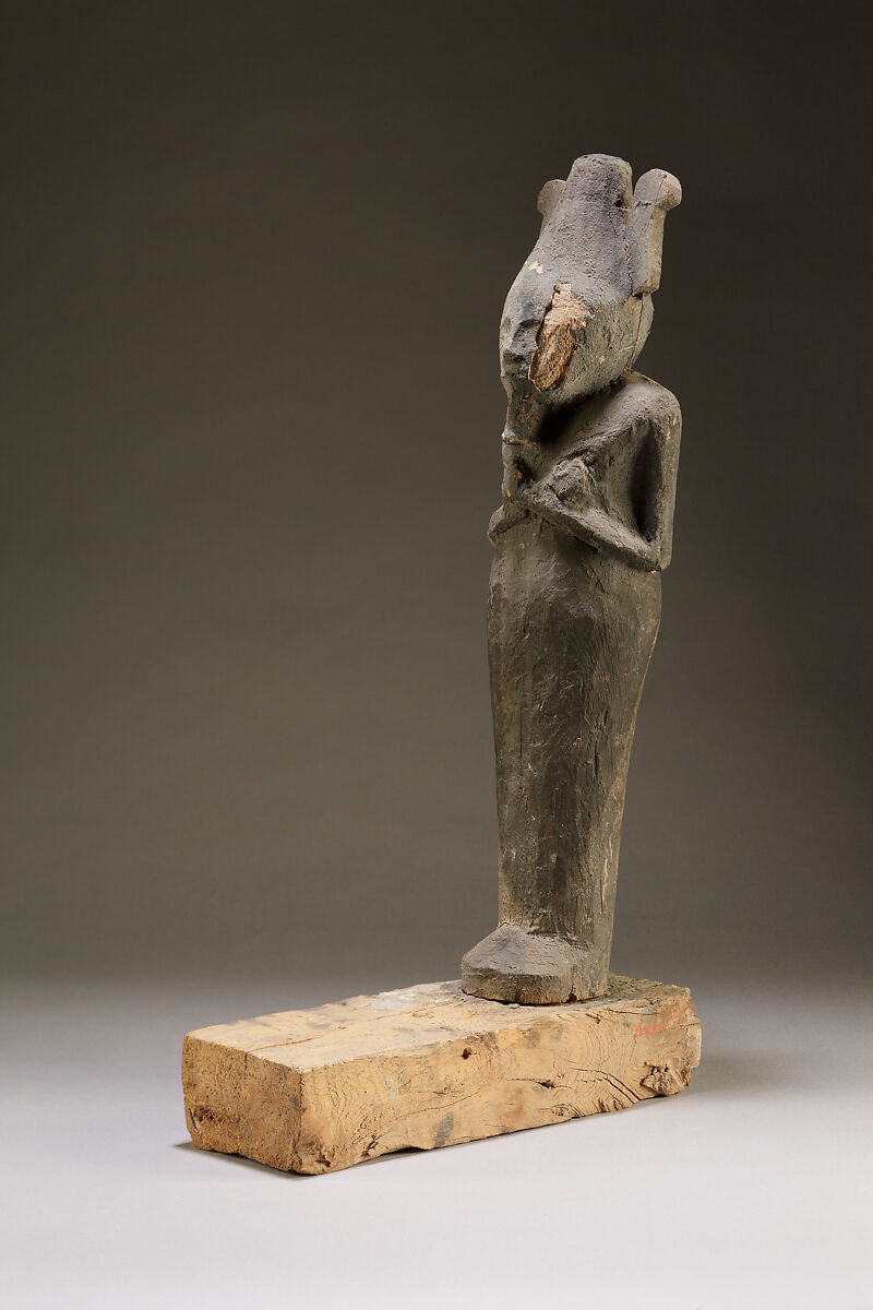 Osiris figure, Sycomore wood