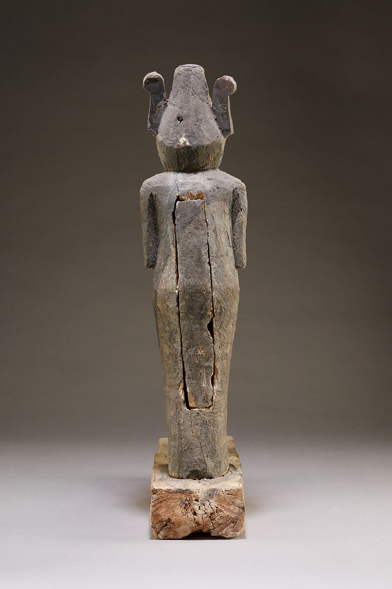 Osiris figure, Sycomore wood