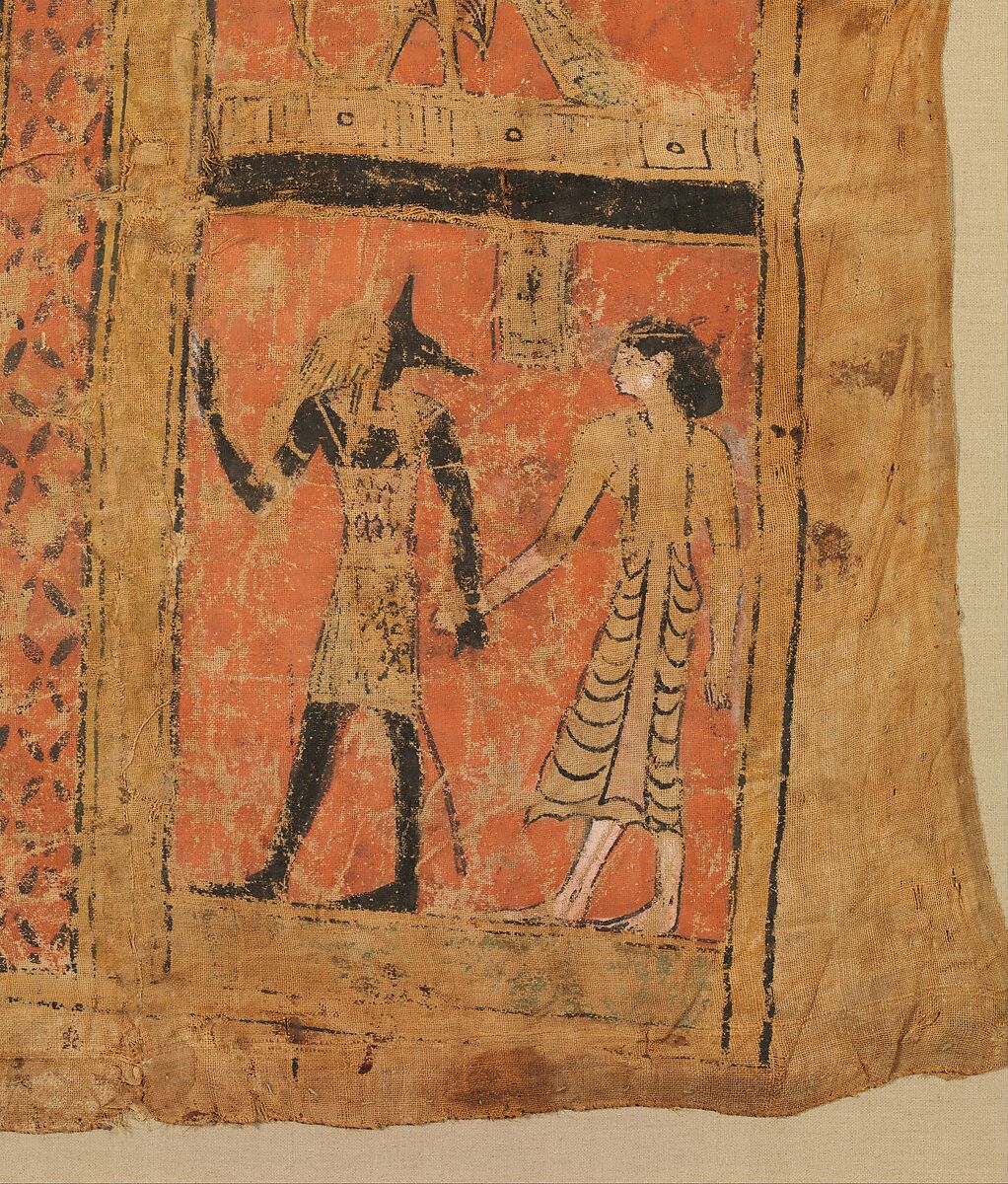 Shroud, Linen, paint