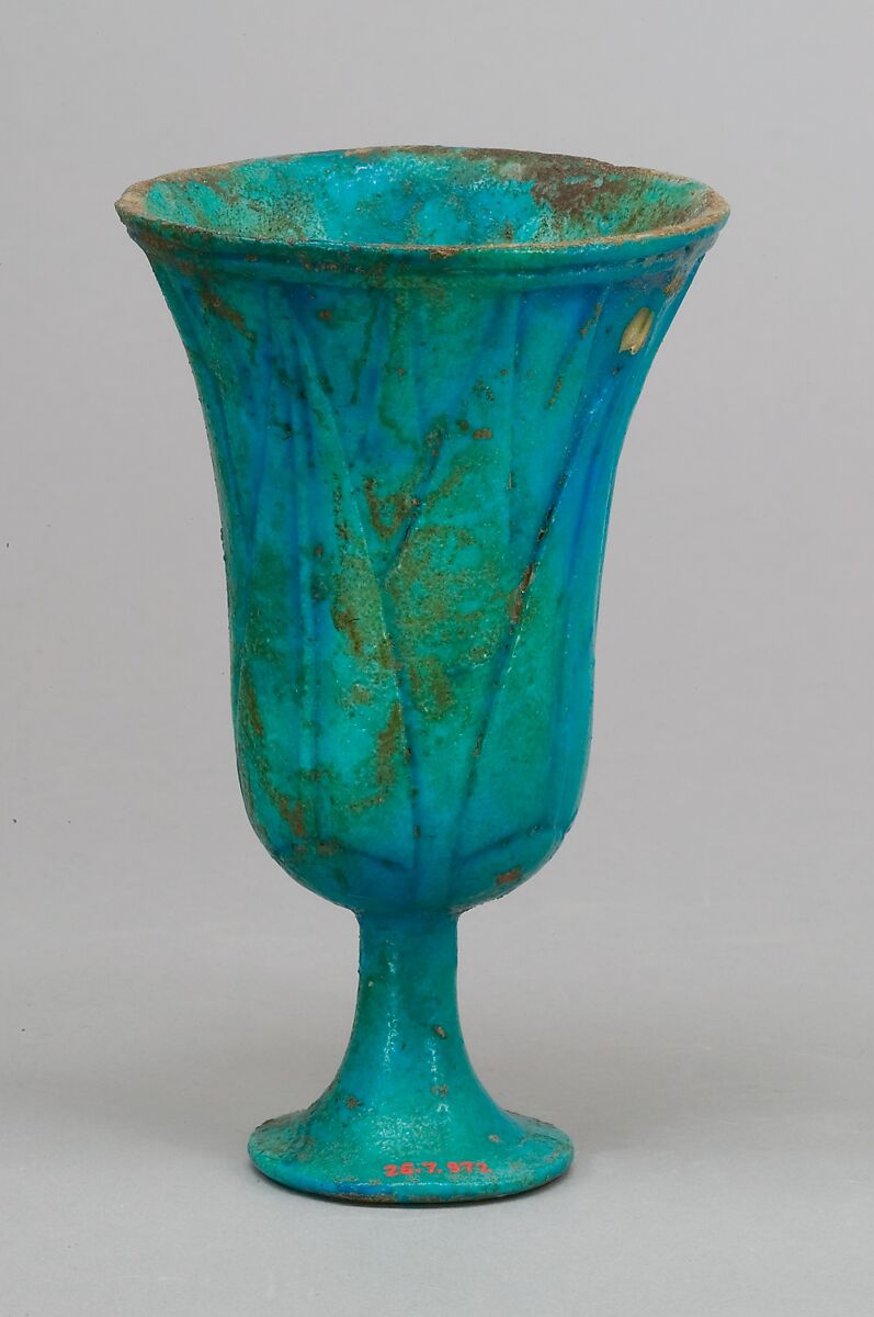 Lotiform Cup, Faience