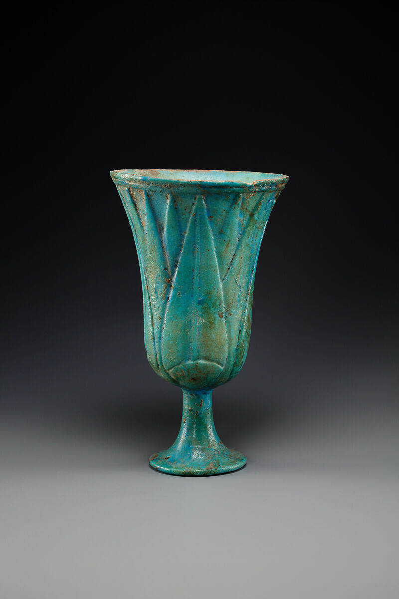 Lotiform Cup, Faience