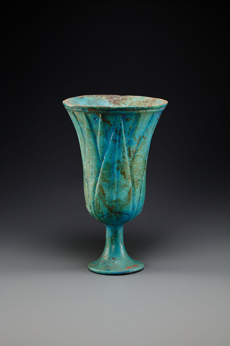 Lotiform Cup, Faience
