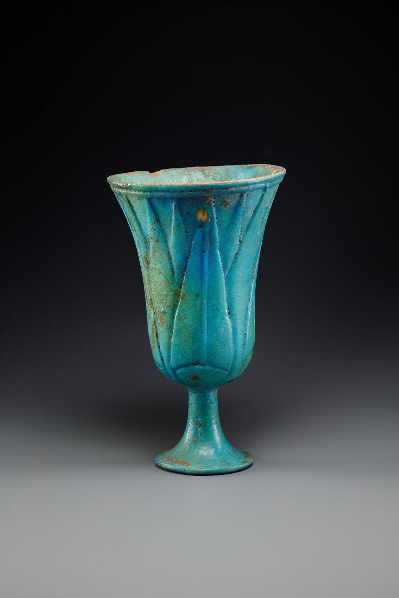 Lotiform Cup, Faience