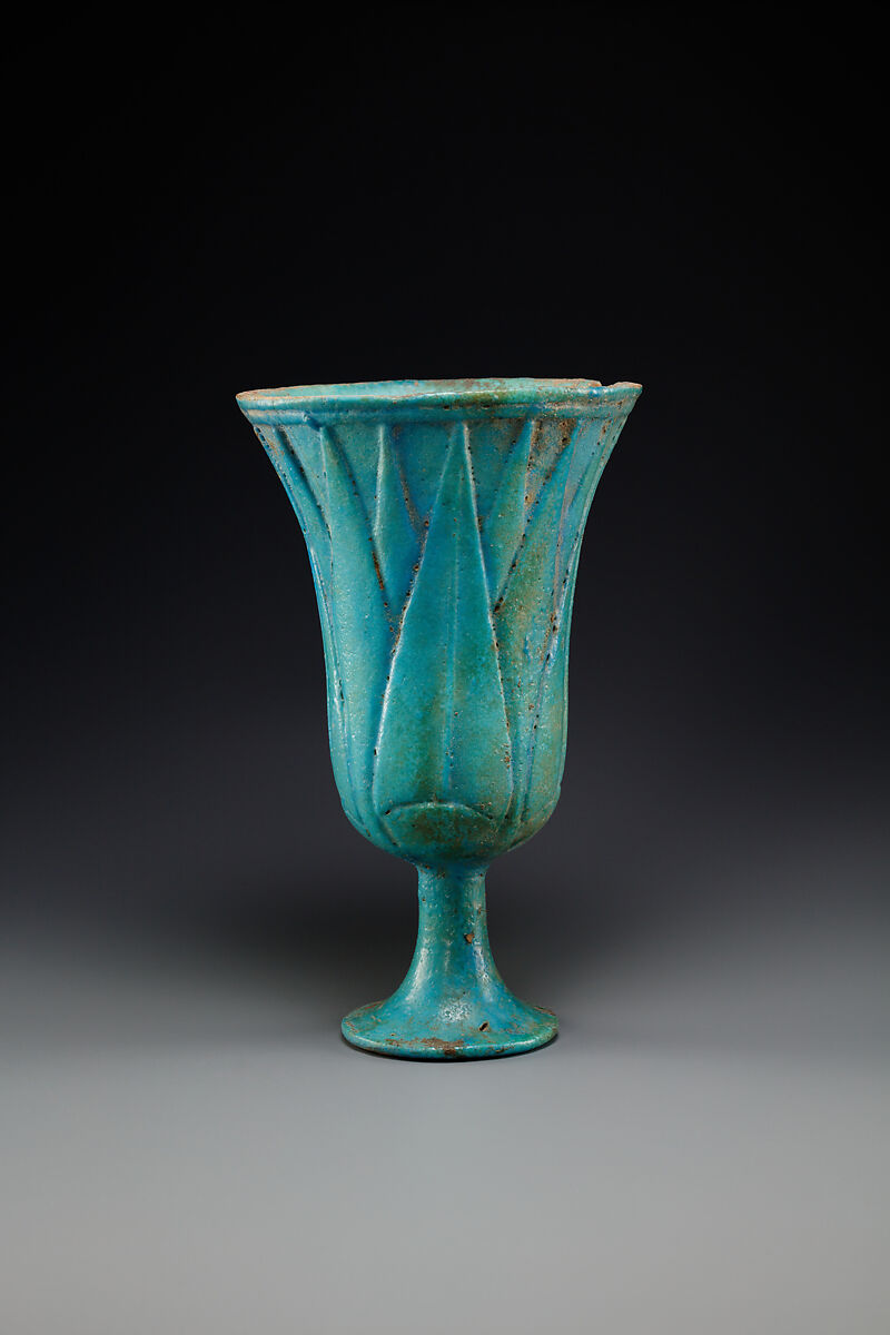 Lotiform Cup, Faience