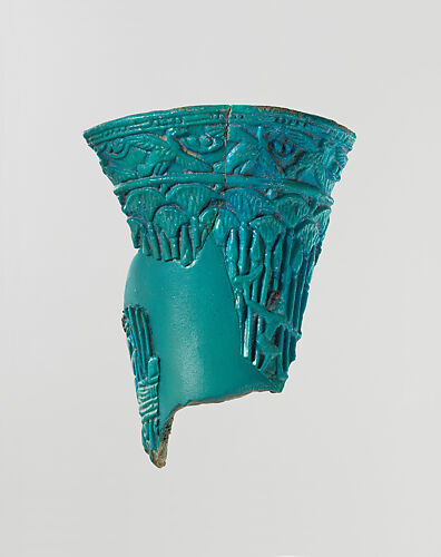Fragments of a Faience Chalice