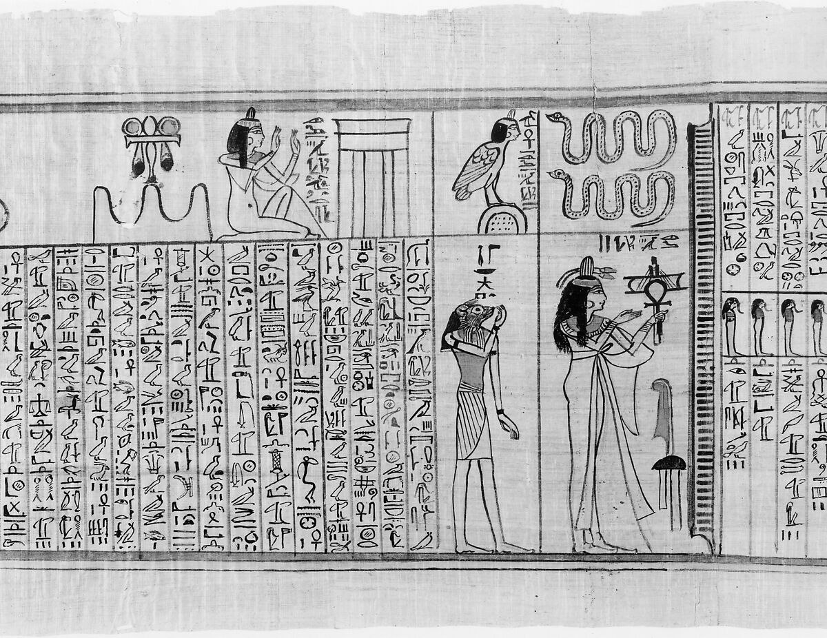 Book of the Dead for the Chantress of Amun, Nauny, Papyrus, paint