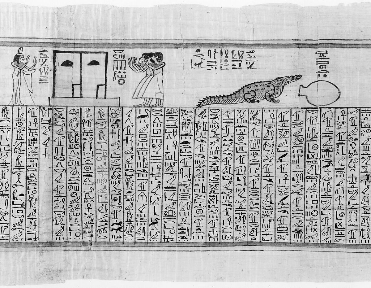 Book of the Dead for the Chantress of Amun, Nauny, Papyrus, paint