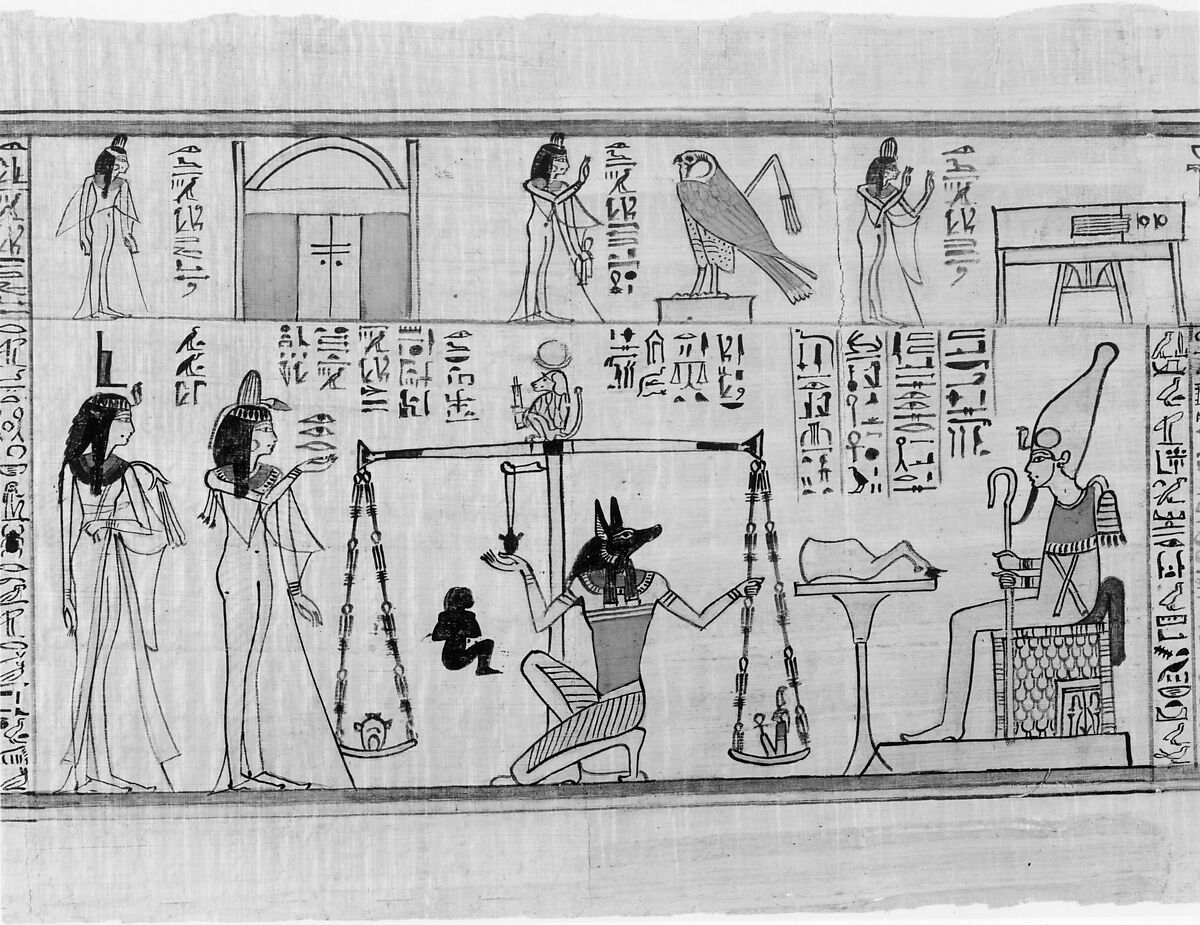 Book of the Dead for the Chantress of Amun, Nauny, Papyrus, paint