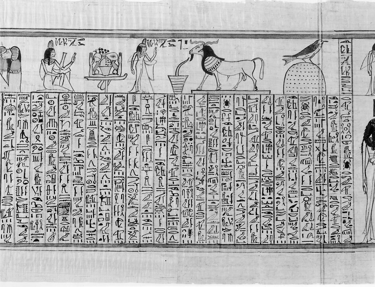Book of the Dead for the Chantress of Amun, Nauny, Papyrus, paint