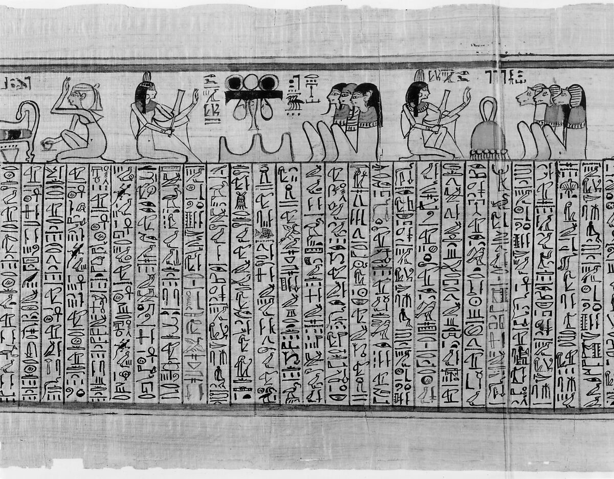 Book of the Dead for the Chantress of Amun, Nauny, Papyrus, paint