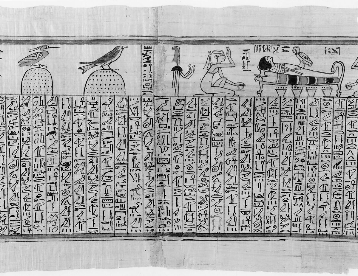 Book of the Dead for the Chantress of Amun, Nauny, Papyrus, paint