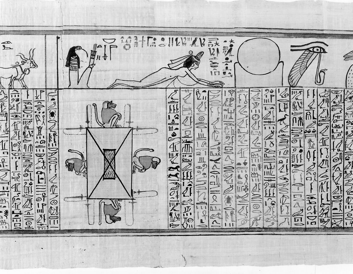 Book of the Dead for the Chantress of Amun, Nauny, Papyrus, paint