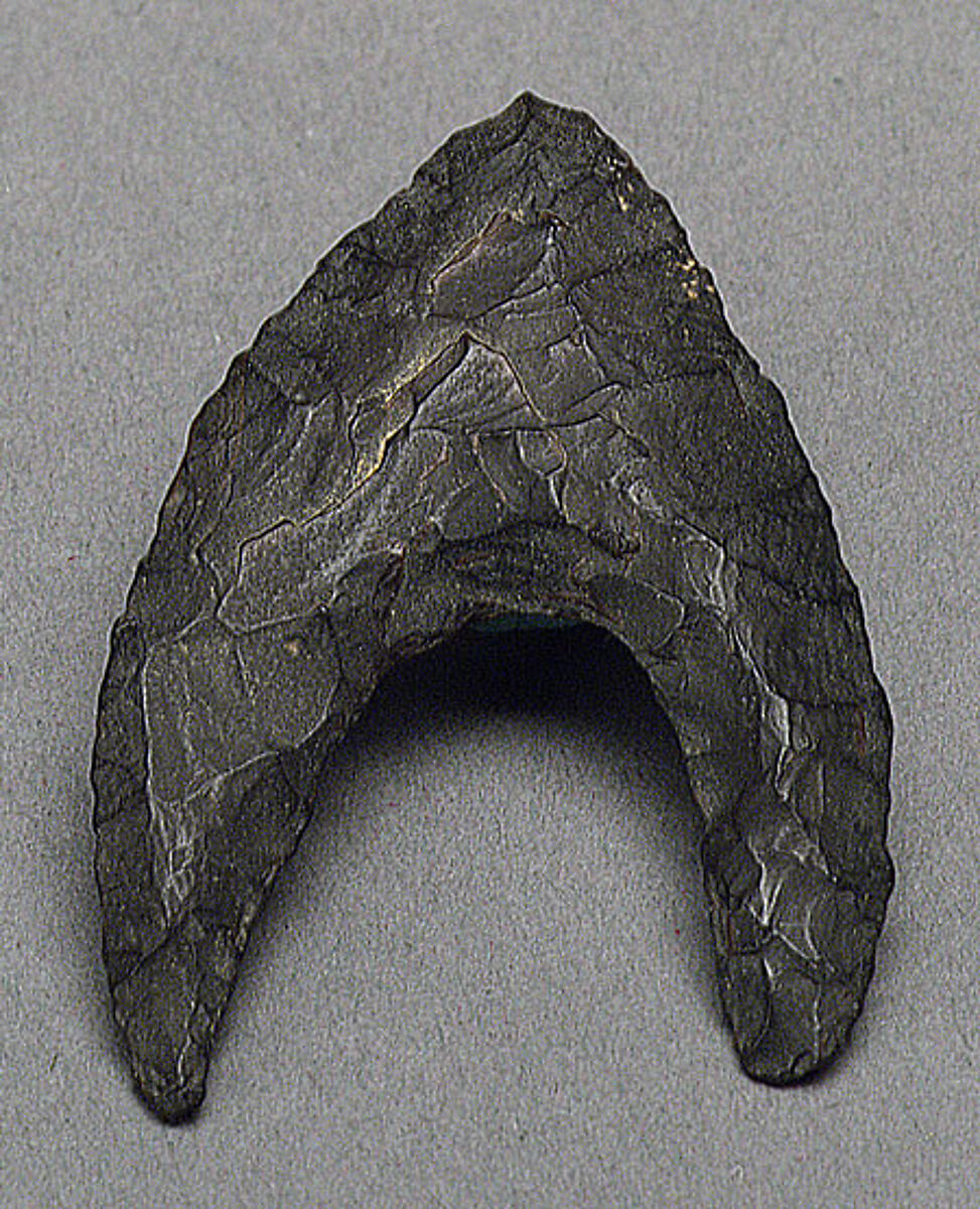 Hollow-Base Projectile Point, Chert 