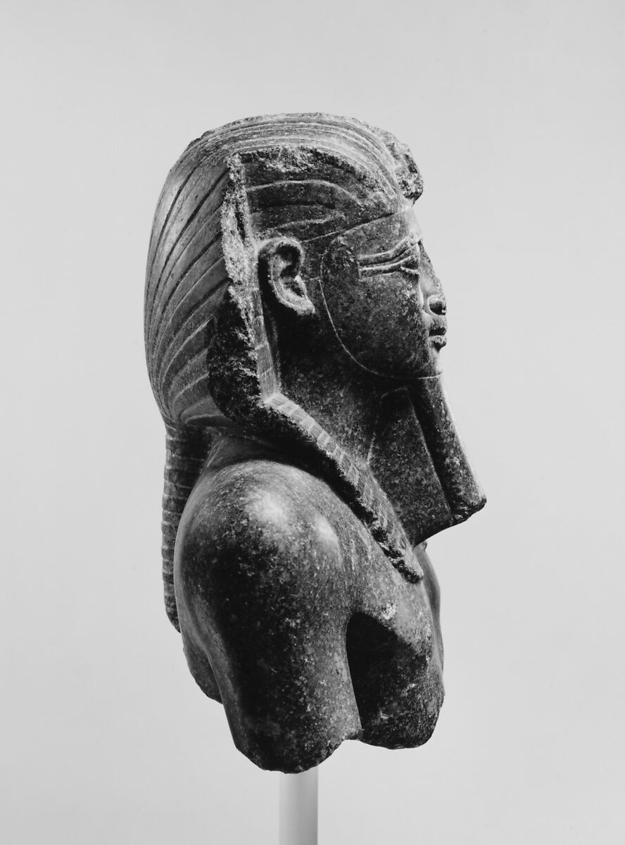 Bust from Statue of a King, Granite