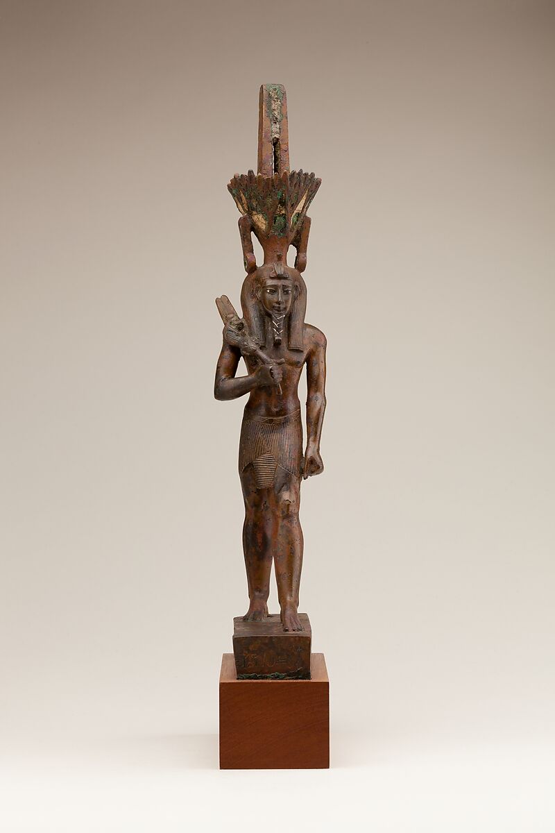 Statuette of Nefertum, Cupreous alloy 