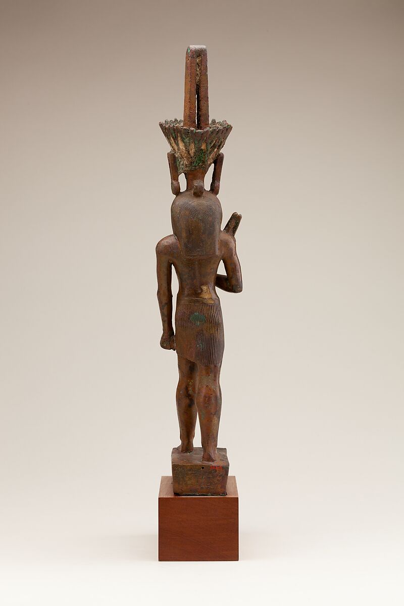 Statuette of Nefertum, Cupreous alloy