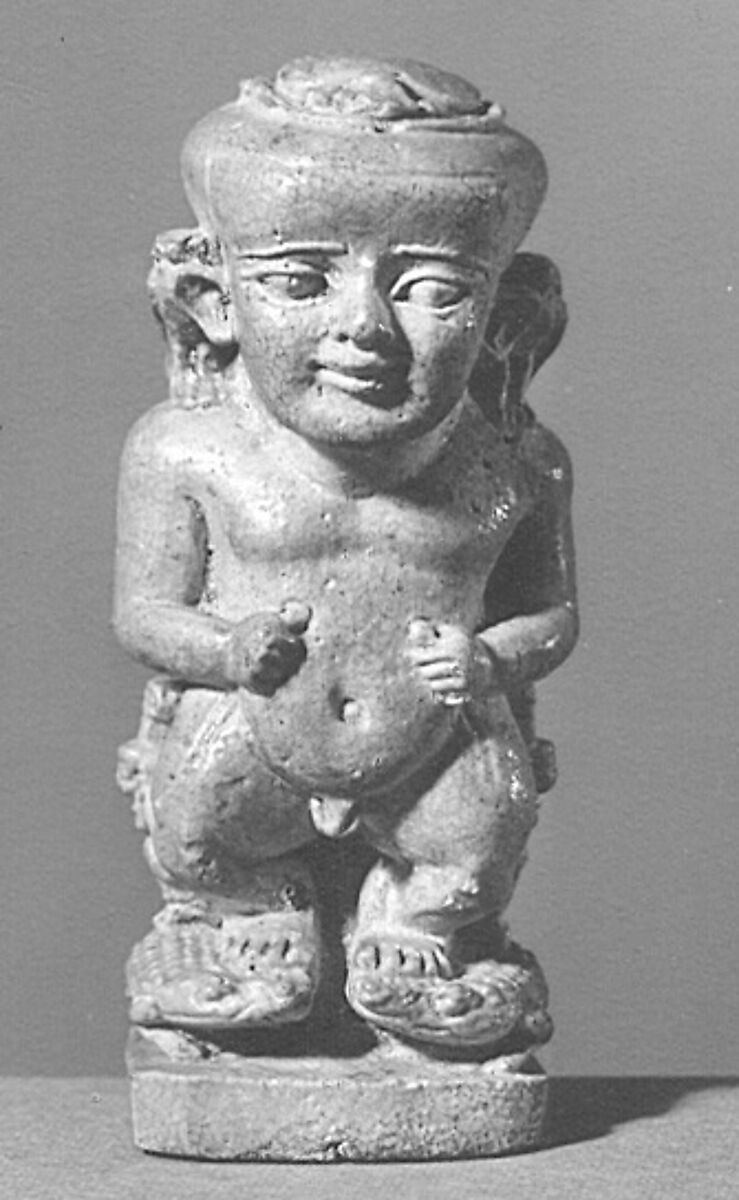 Amulet of the God Pataikos, Faience