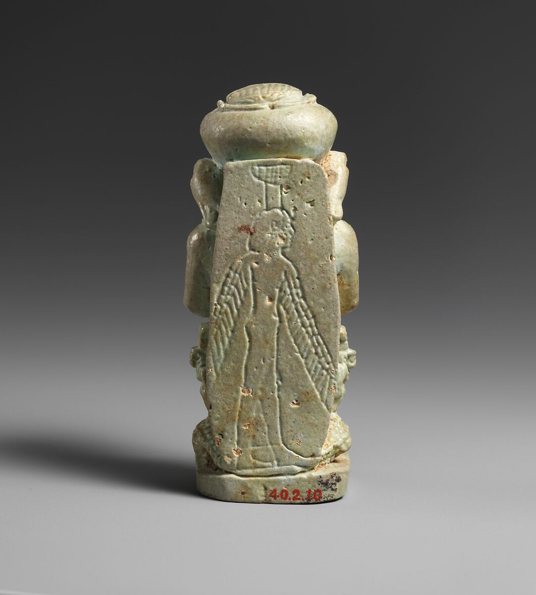 Amulet of the God Pataikos, Faience