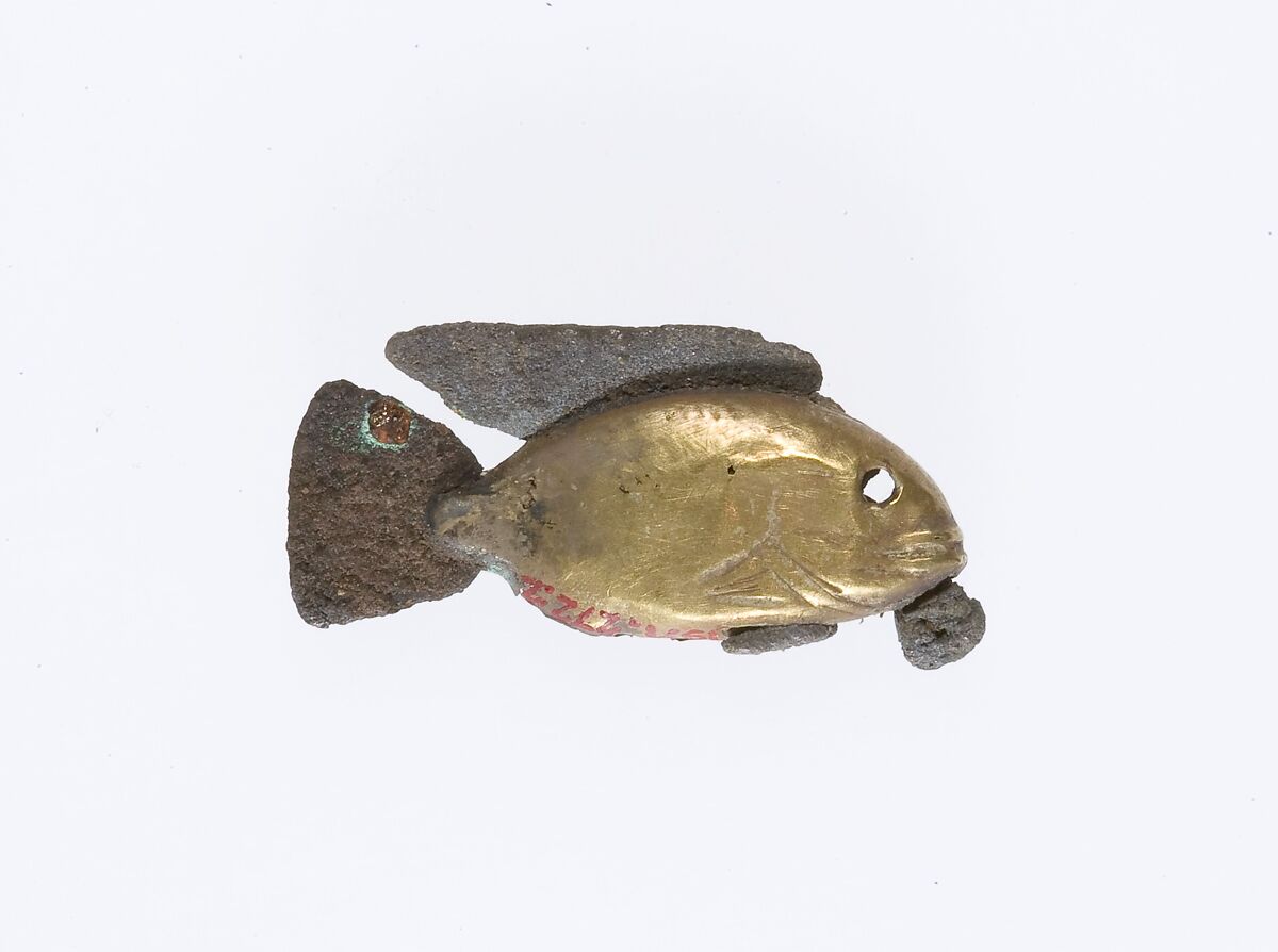 Fish Pendant, Gold 