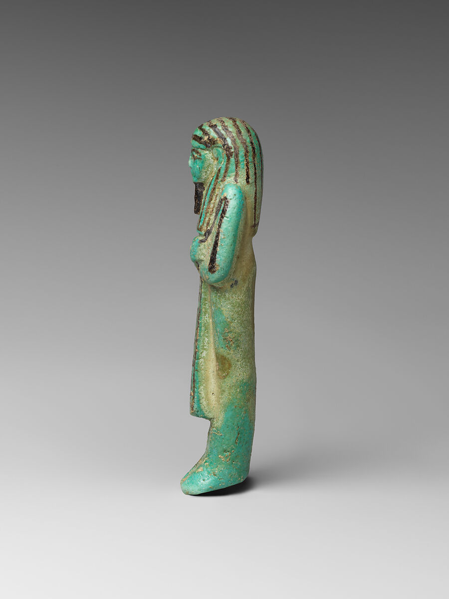 Overseer Shabti of Psusennes I, Faience