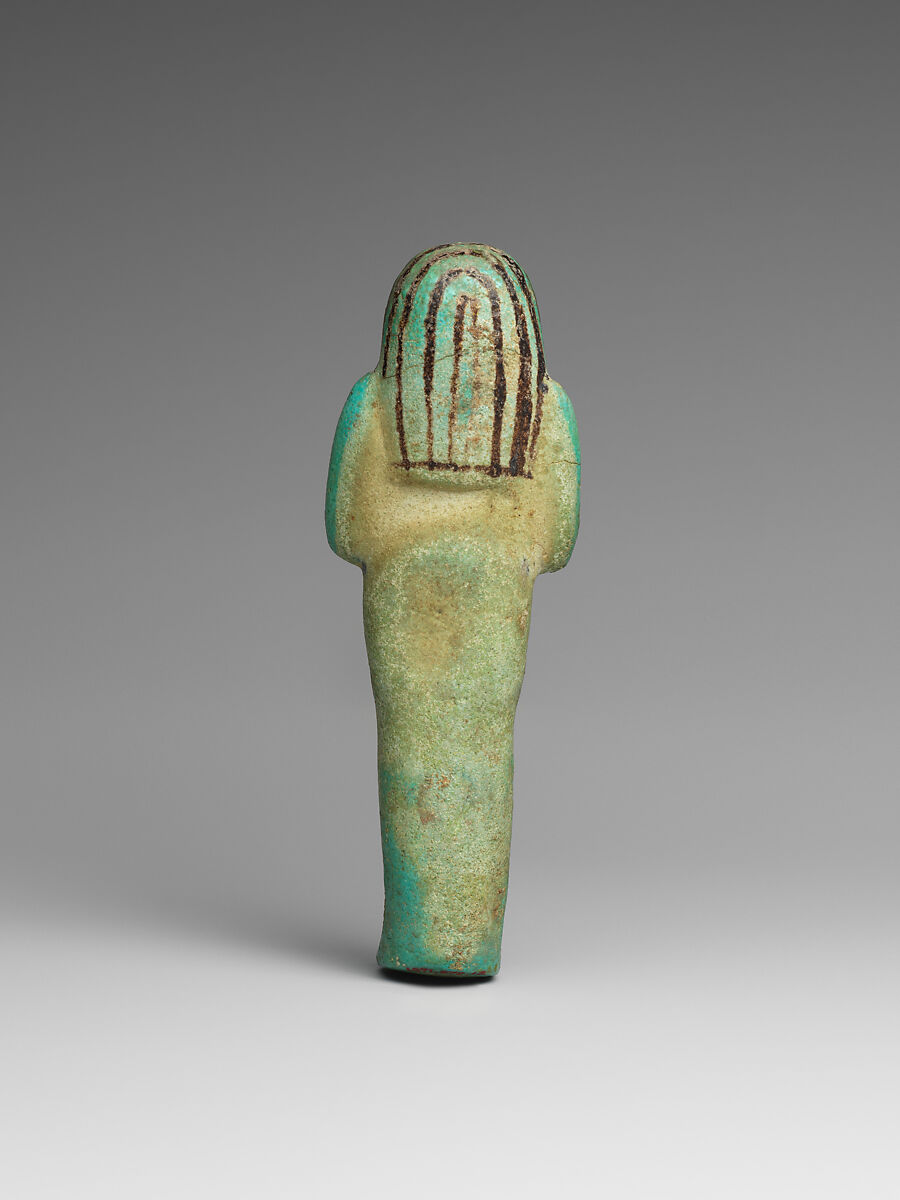 Overseer Shabti of Psusennes I, Faience