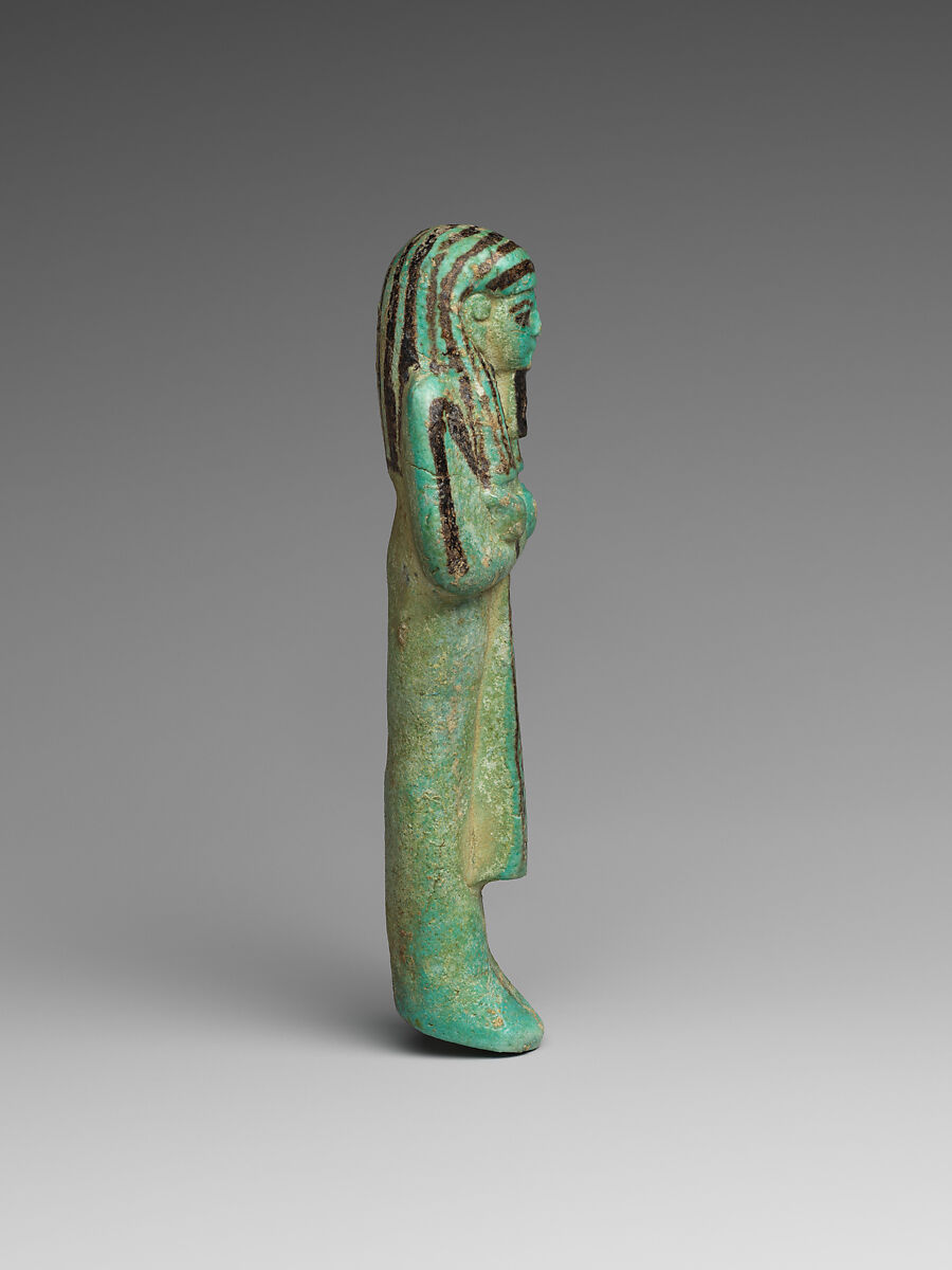 Overseer Shabti of Psusennes I, Faience