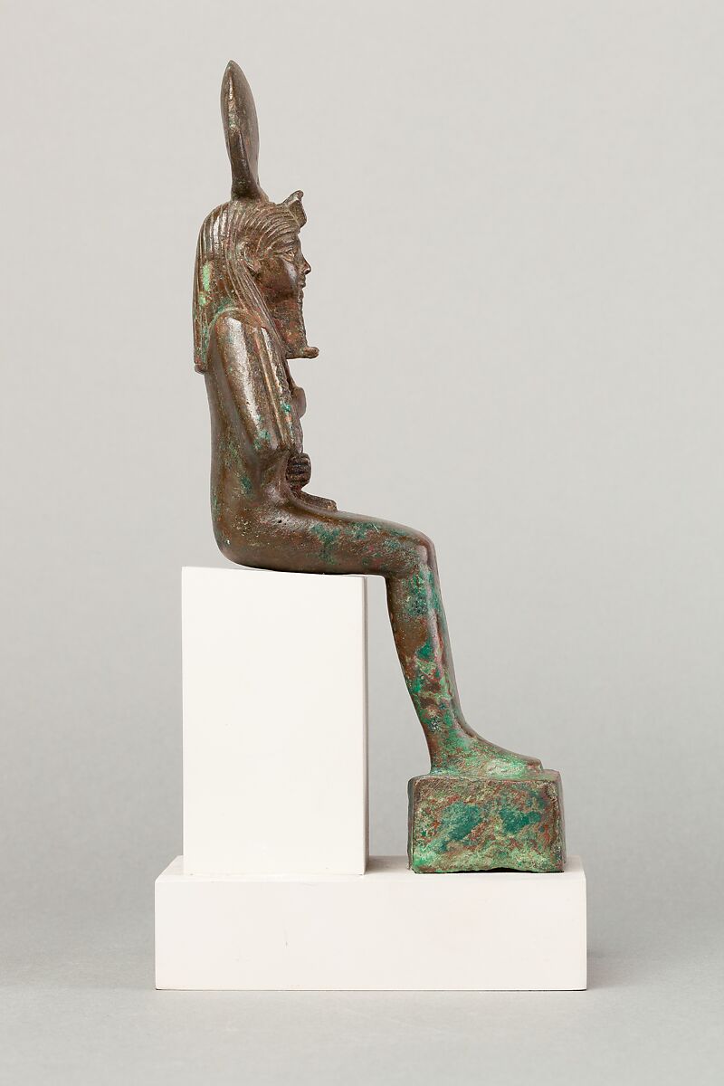 Osiris-Iah, Cupreous metal, precious metal leaf