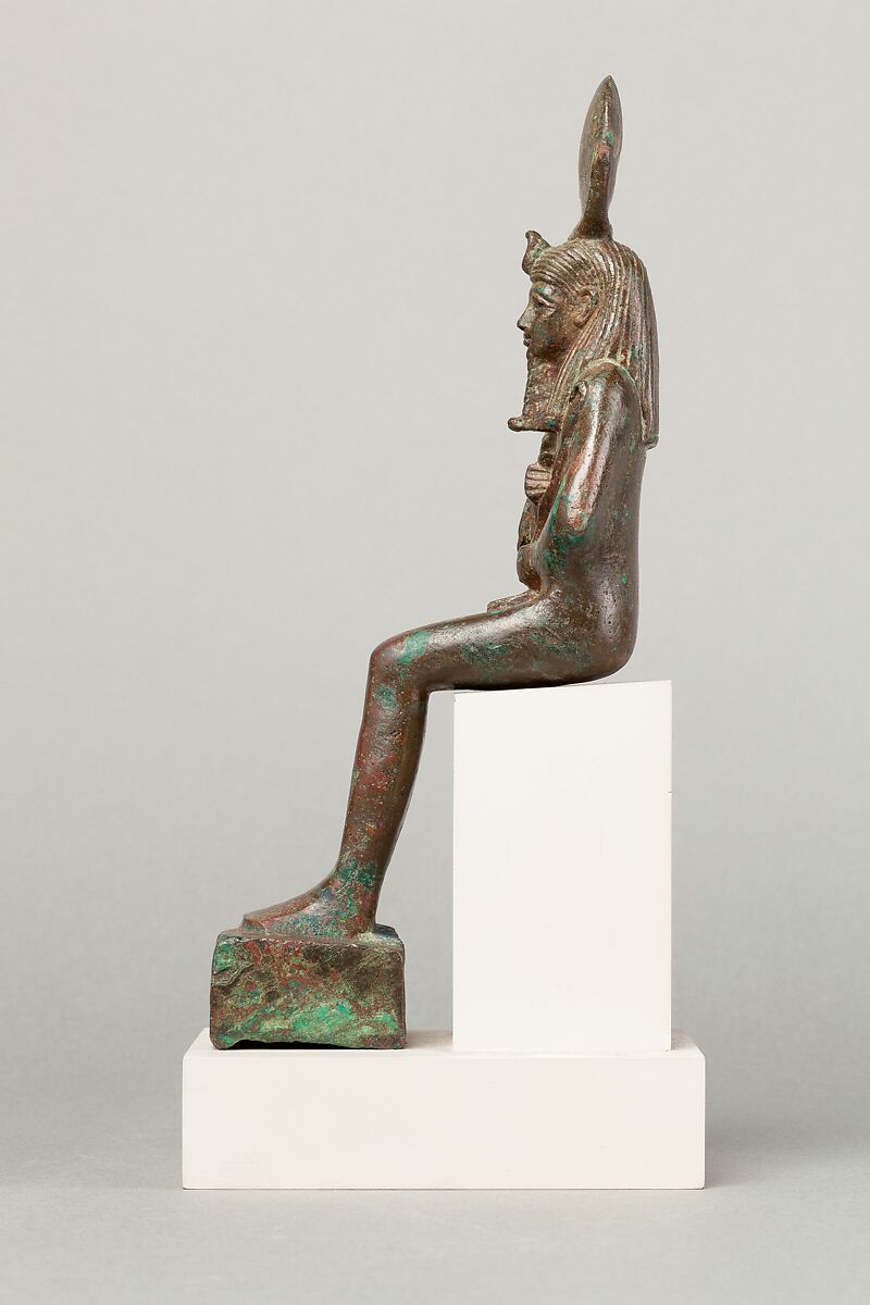 Osiris-Iah, Cupreous metal, precious metal leaf