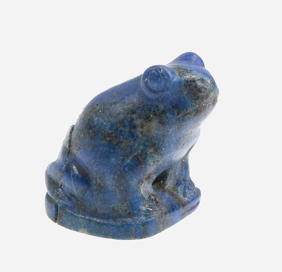 Frog Amulet, Lapis lazuli 