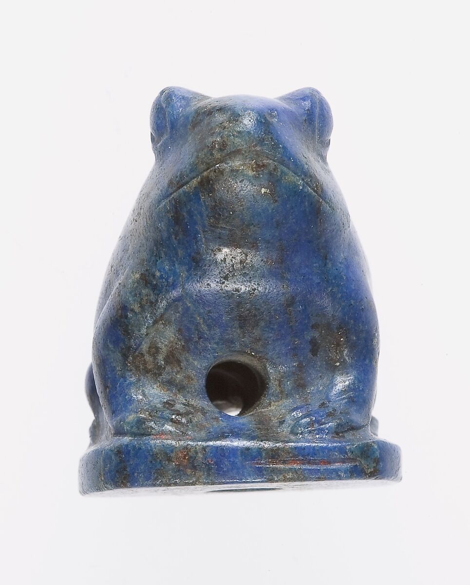 Frog Amulet, Lapis lazuli