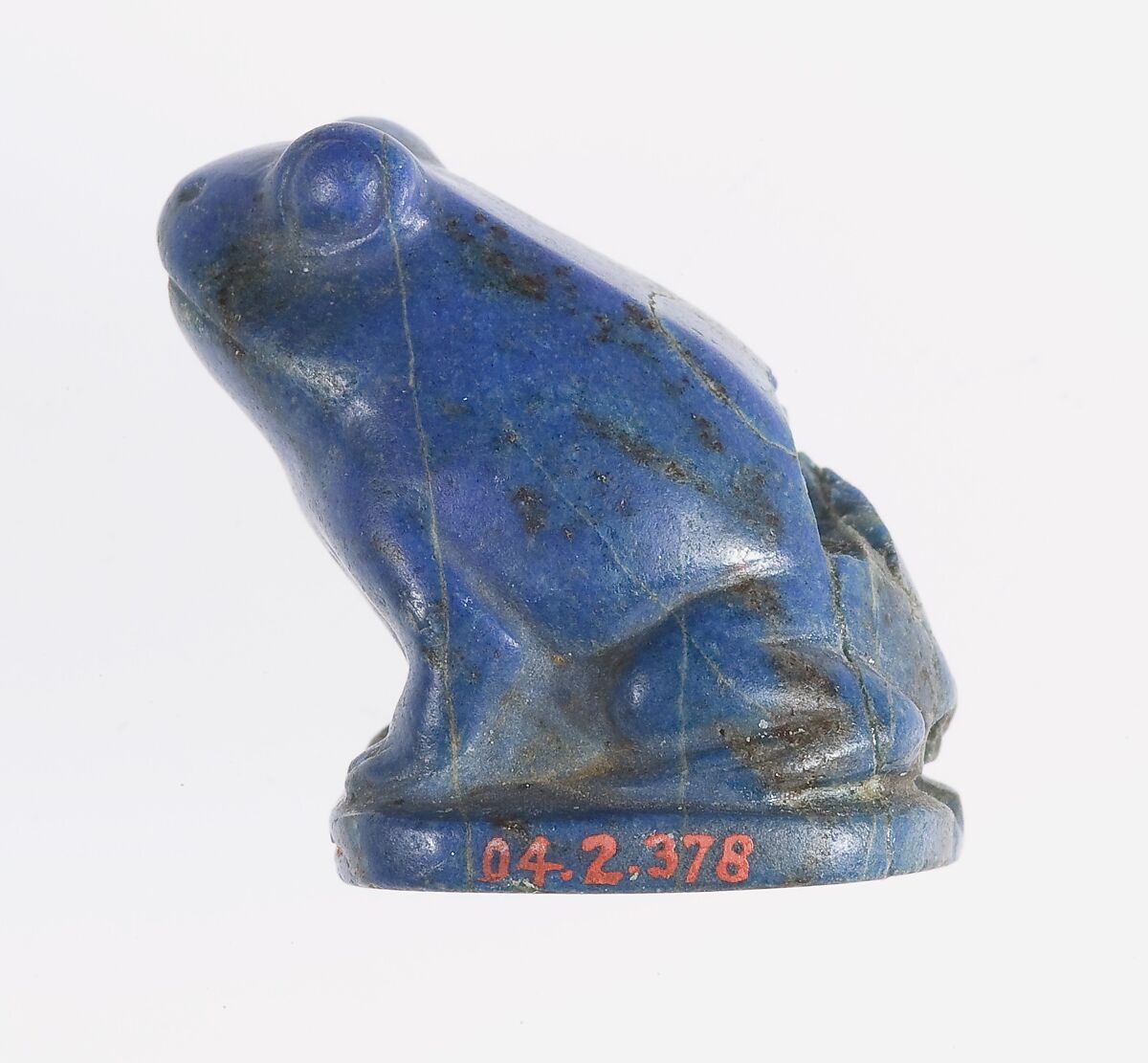 Frog Amulet, Lapis lazuli