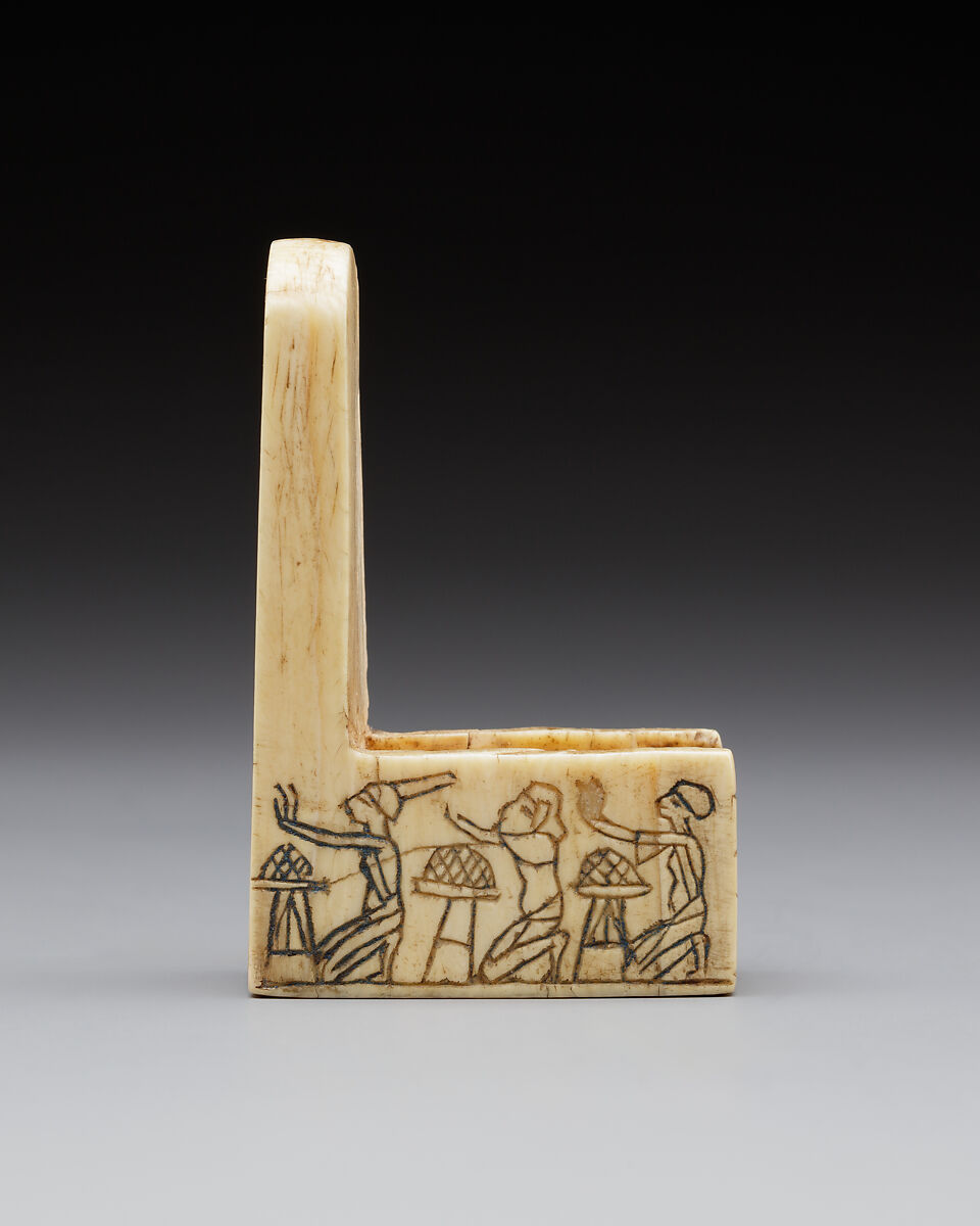 Pedestal for a Miniature Statue, Ivory