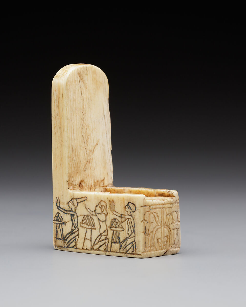 Pedestal for a Miniature Statue, Ivory