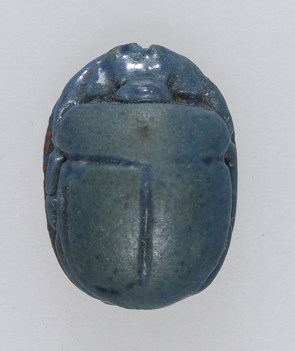 Scarab, Steatite (glazed)