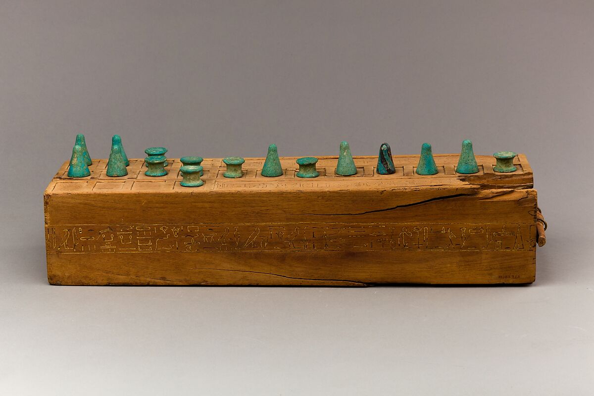 Game Box Inscribed for Taia and His Family, Wood