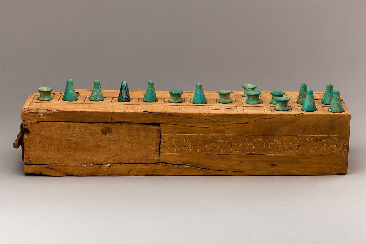 Game Box Inscribed for Taia and His Family, Wood