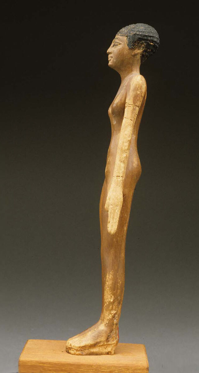 Figure of a woman, Wood, paint