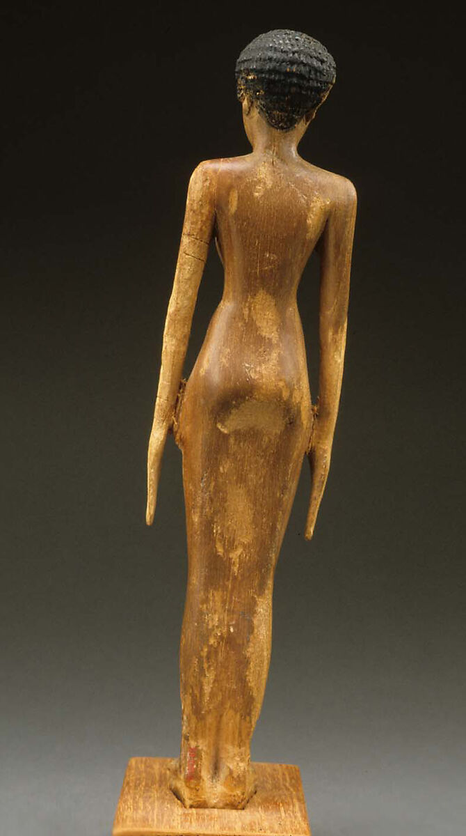 Figure of a woman, Wood, paint