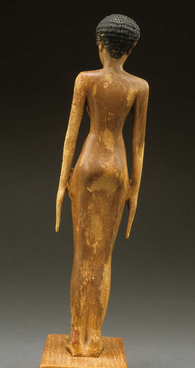 Figure of a woman, Wood, paint
