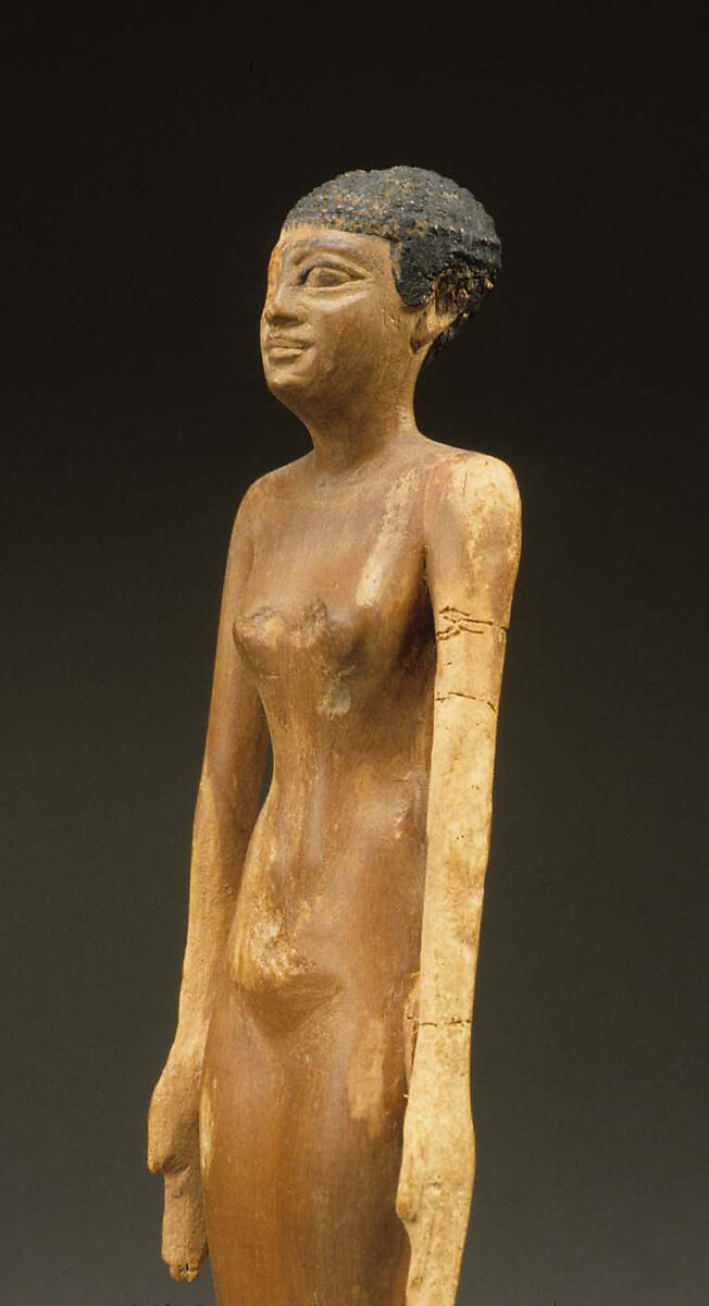 Figure of a woman, Wood, paint