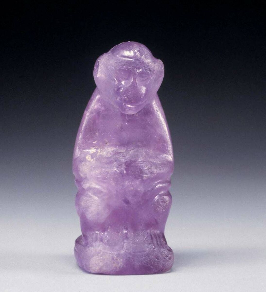 Female Monkey Holding Its Baby, Amethyst