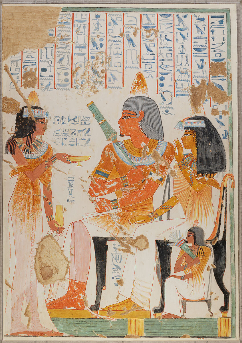 Nina de Garis Davies | Nebamun Receiving Wine | Twentieth Century ...