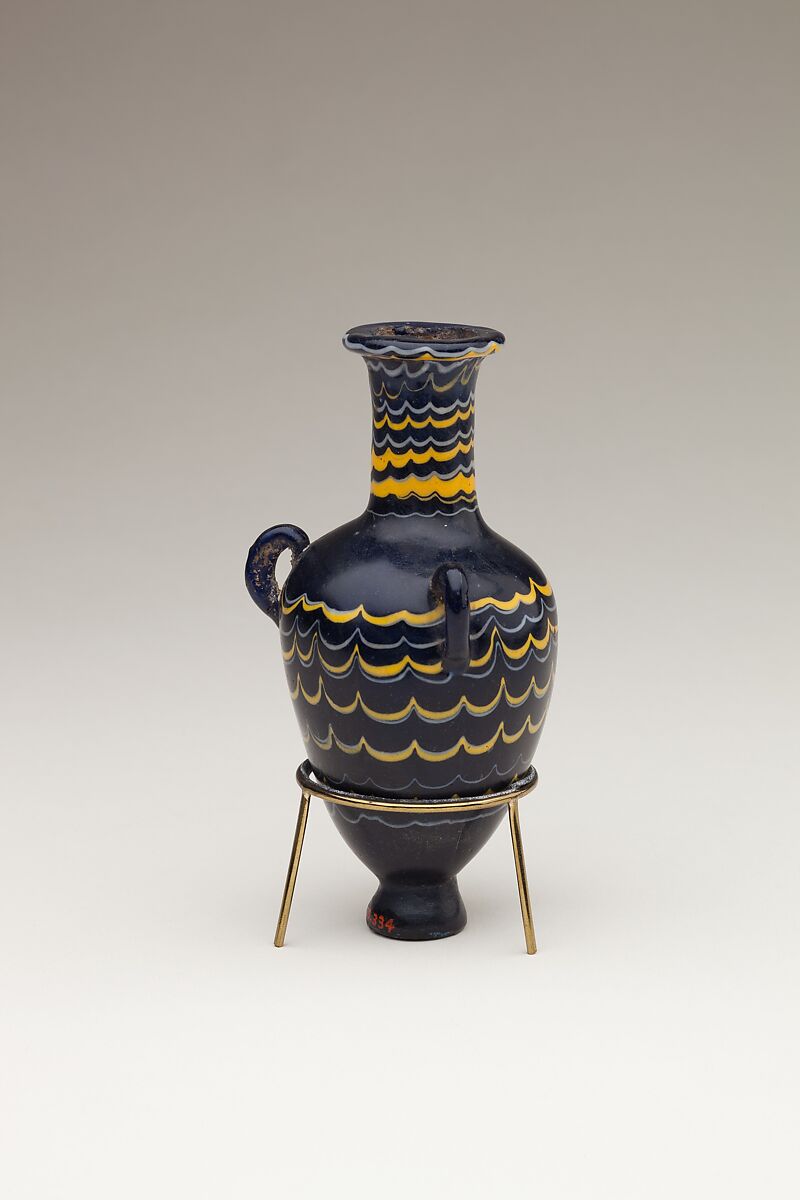 Three-Handled Amphoriskos, Glass