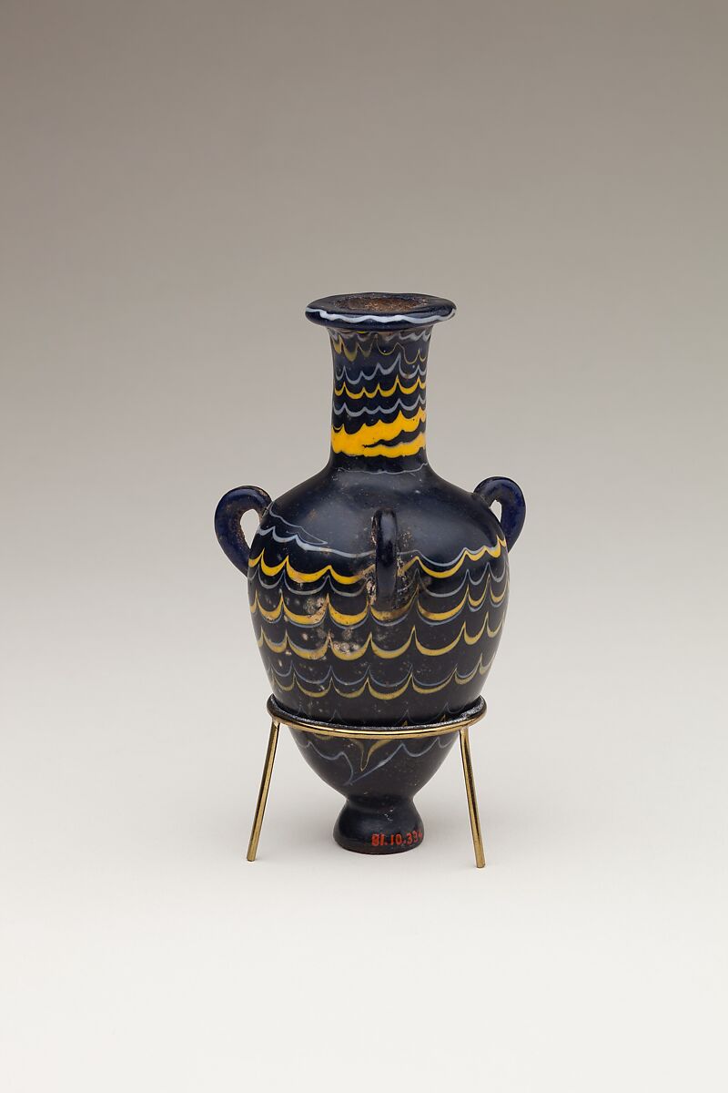 Three-Handled Amphoriskos, Glass