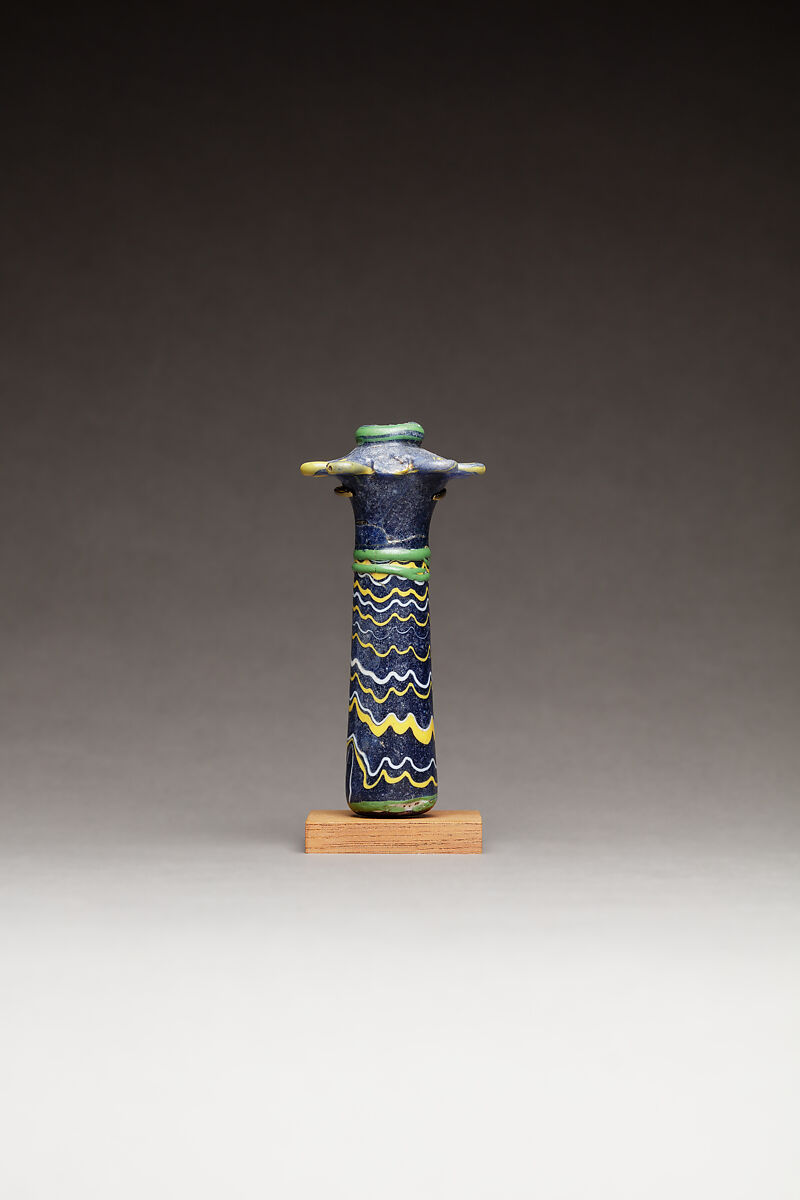 Kohl Tube in the Form of a Papyrus Column, Glass